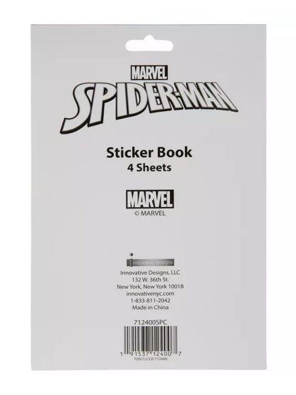Marvel Spider-Man Sticker Book 4 Sheets 300+
