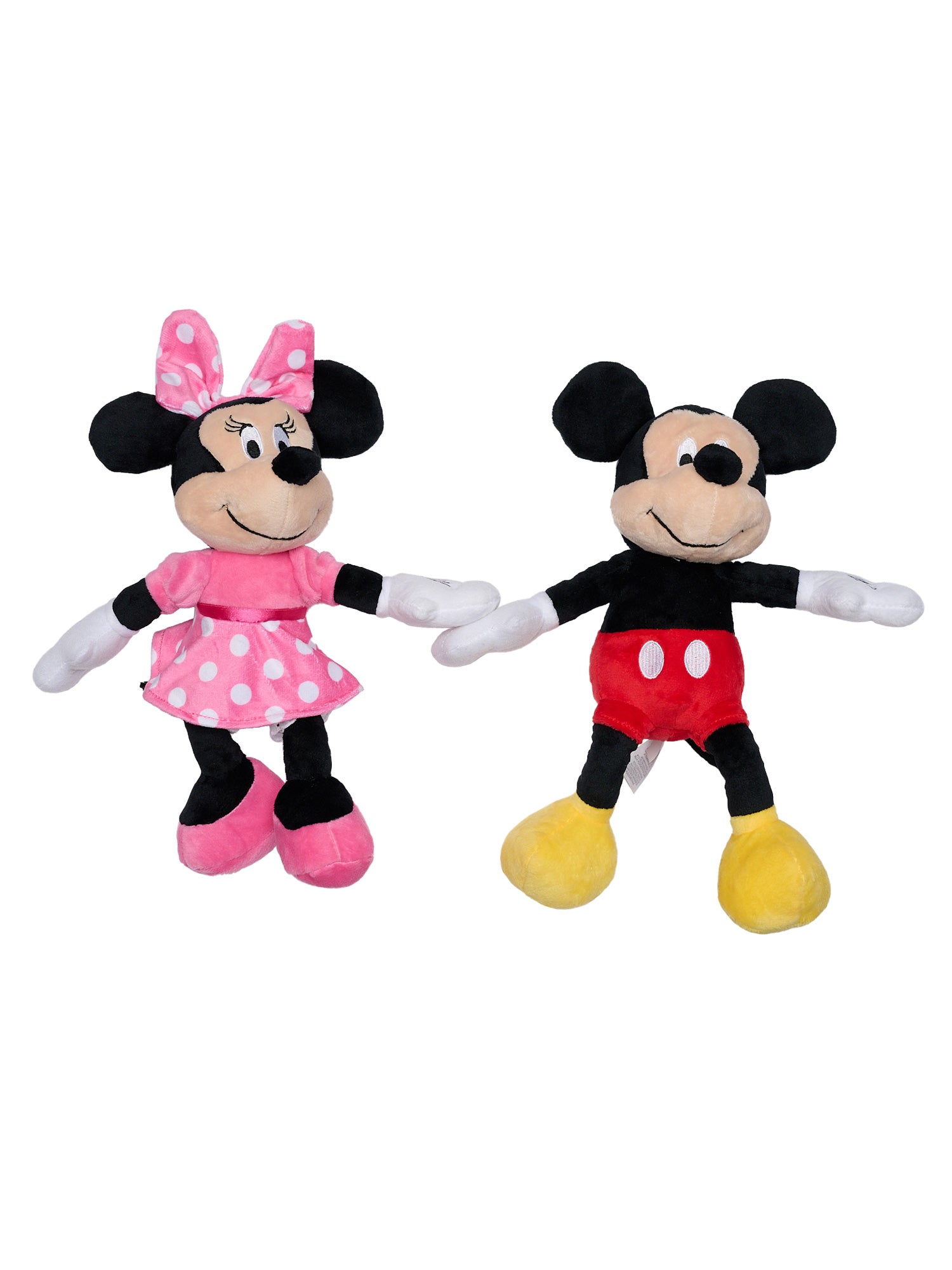 Disney Mickey & Friends Plush Doll Toy Hands Stick Together 6-Dolls 11"