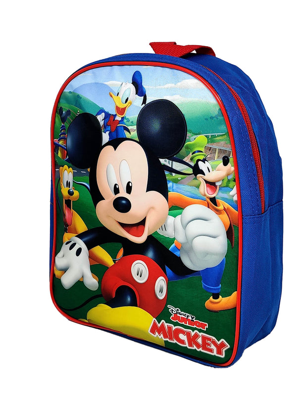 Boys Mickey Mouse & Friends Mini 12" Backpack Disney Junior Pluto Goofy Donald