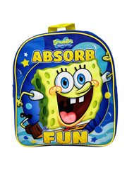 Spongebob Squarepants Backpack Mini 12" Nickelodeon Blue Boys Girls Toddler
