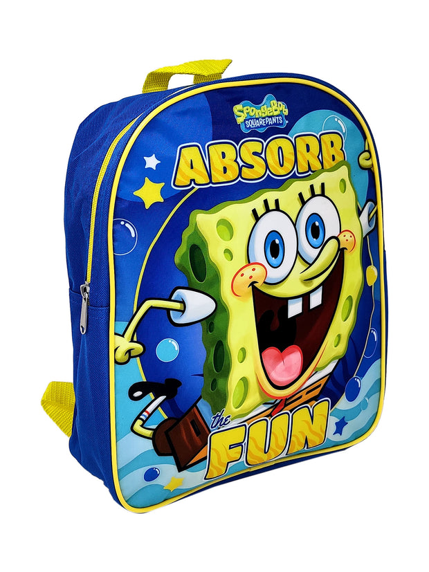 Spongebob Squarepants Backpack Mini 12" Nickelodeon Blue Boys Girls Toddler