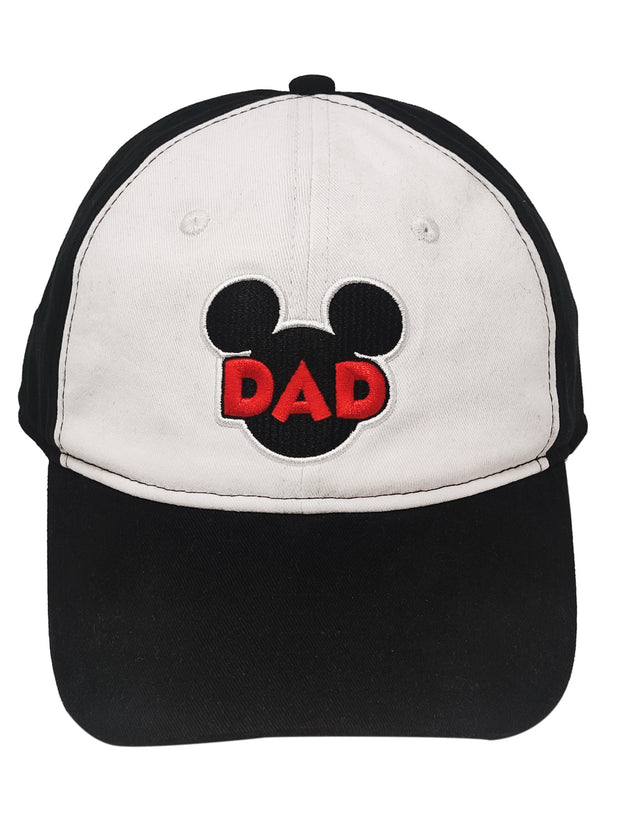 Mickey Mouse Dad Baseball Hat w/ Key Chain Set Disney Adult Men