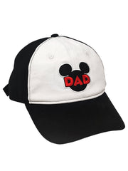 Mickey Mouse Dad Baseball Hat w/ Key Chain Set Disney Adult Men