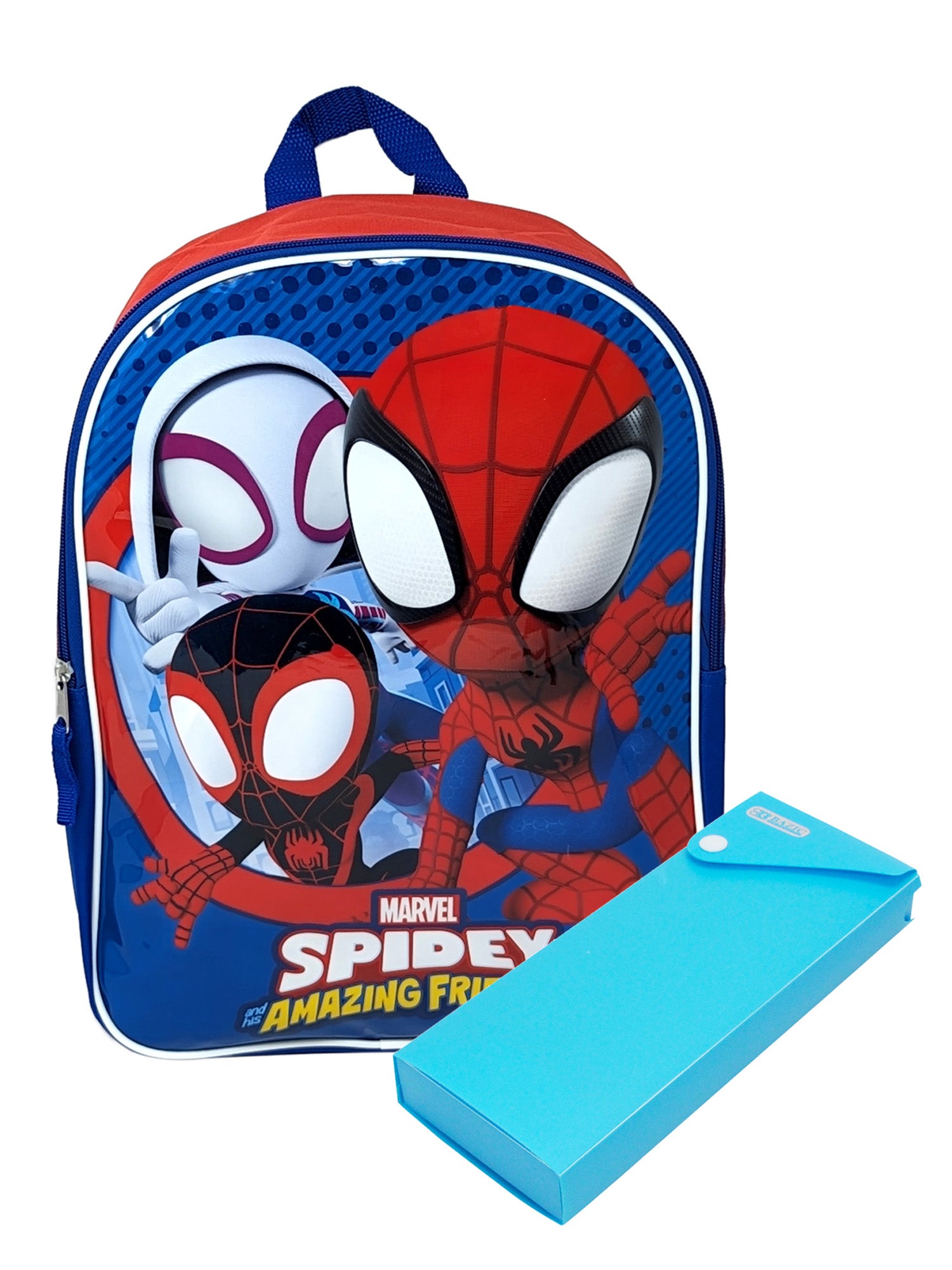 Spidey & Friends Backpack 15" Marvel w/ Sliding Pencil Case Set