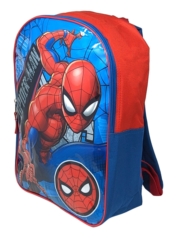 Marvel Spider-Man Boys 15" Backpack Superhero Logo