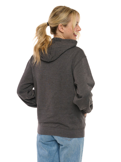 Disney Women's Minnie Mouse Hoodie Sweatshirt Pullover Gray Blue