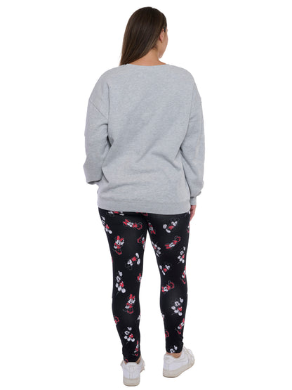 Disney Women's Mickey Mouse Crewneck Sweatshirt & Leggings 2-Piece Set