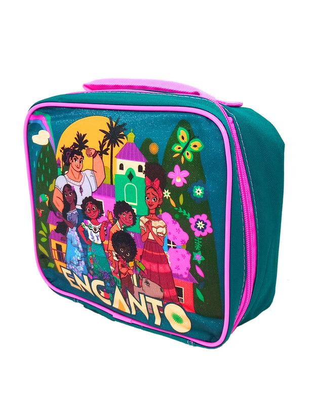 Encanto School Lunch Bag Insulated Madrigal Family w/ 2-Pack Food Container Set