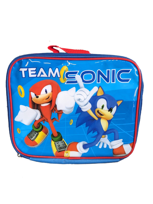 Team Sonic Kunckles Insulated Lunch Bag & 2-Pack Snack Container Set