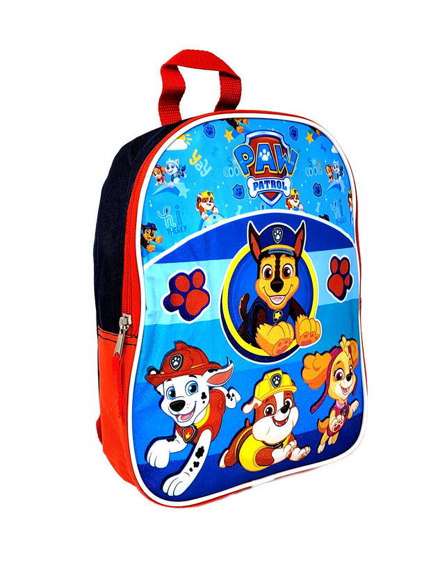 Paw Patrol 11" Backpack Mini Chase Marshall Pups w/ Insulated Lunch Bag Set