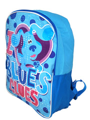 Nickelodeon Blue's Clues Backpack 15" Flat Front Toddler Blue Dog