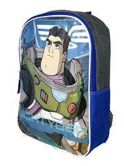Buzz Lightyear Backpack 15" w/ Pencil Case Set Disney Astronaut Space School Bag