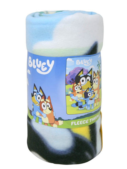 Bluey Throw Blanket 45" x 60" Bingo Soft Family Dogs Pups Boys Girls Kids