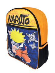 Naruto Anime Backpack 16" Ninja Hidden Leaf Uzumaki Clan Boys