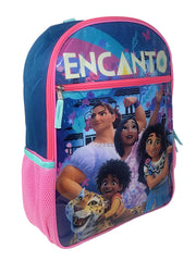 Encanto Backpack 16" Disney Girls Isabel Mirabel Luisa Antonio Madrigal Family