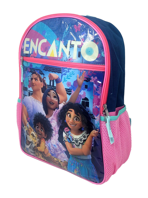 Encanto Backpack 16" Disney Girls Isabel Mirabel Luisa Antonio Madrigal Family