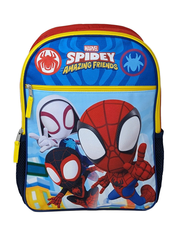 Marvel Spidey & Friends 15" Backpack Spider-Man Spider-Gwen Miles Morales
