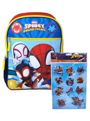 Marvel Spidey 15" Spider-Man Miles w/ Kids (11-Ct) 3D Raised Sticker Sheet Set