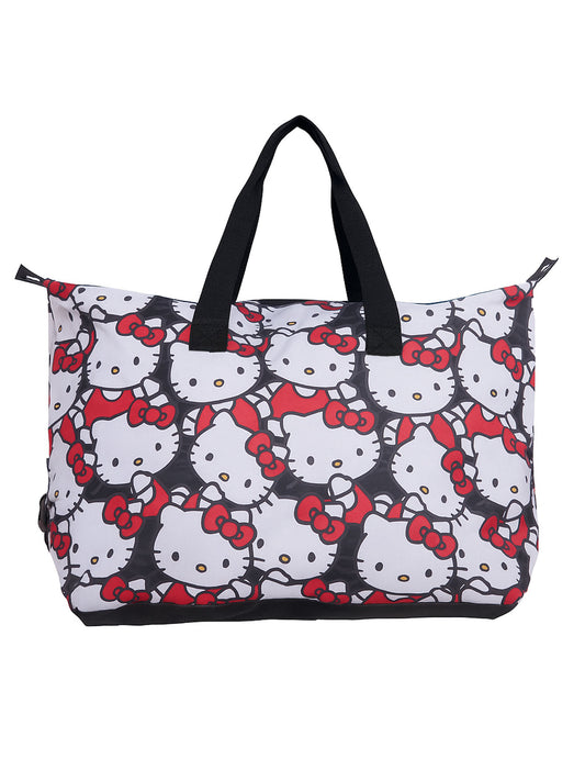 Hello Kitty Duffel Bag Travel Weekender Carry-On Large All-Over Print