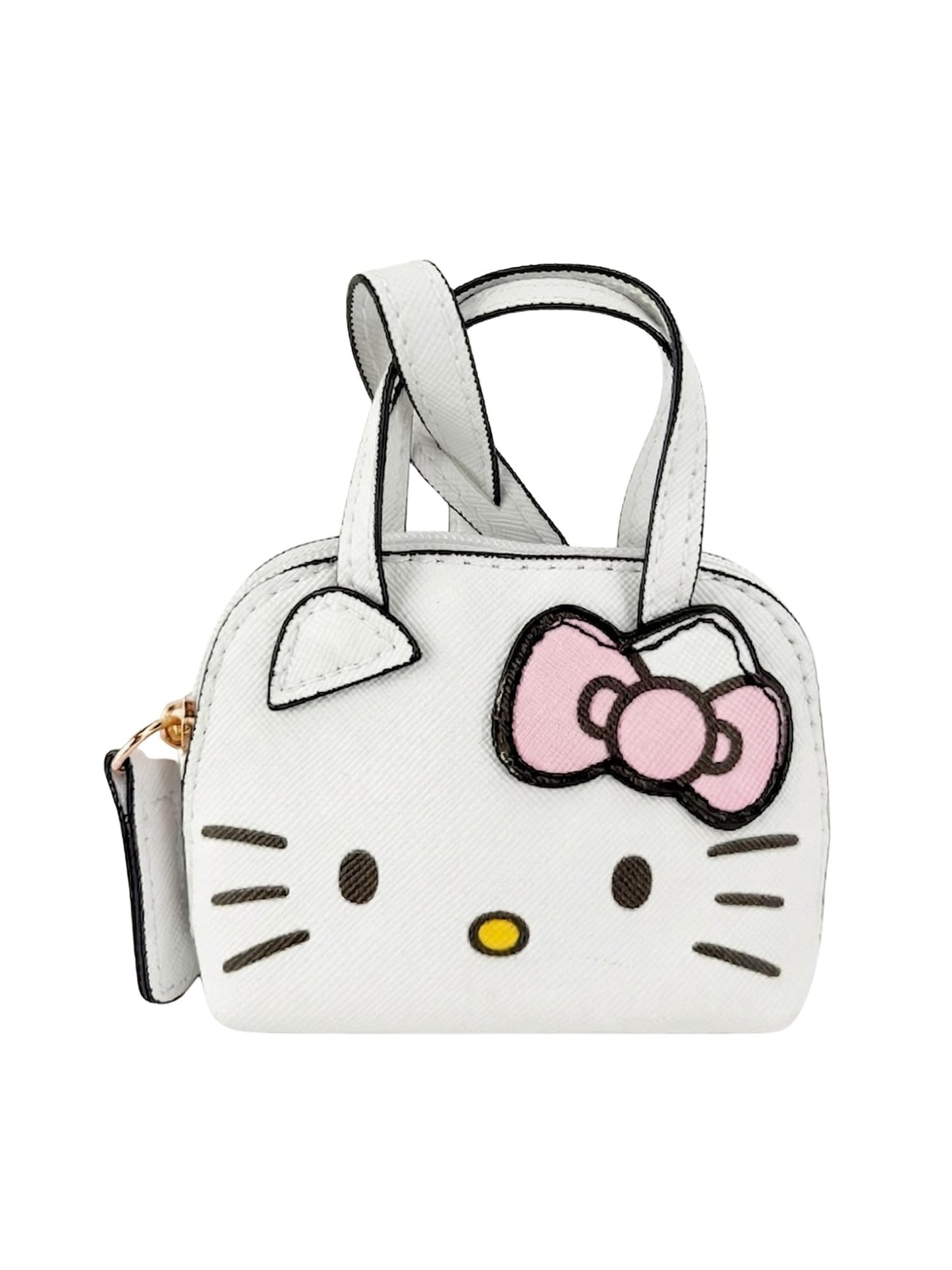 Hello Kitty Mini Bag Charm Coin Purse Tote Bag Accessory Keychain White