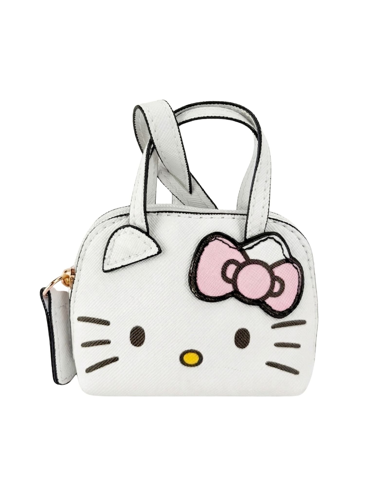 Hello Kitty Mini Bag Charm Coin Purse Tote Bag Accessory Keychain White