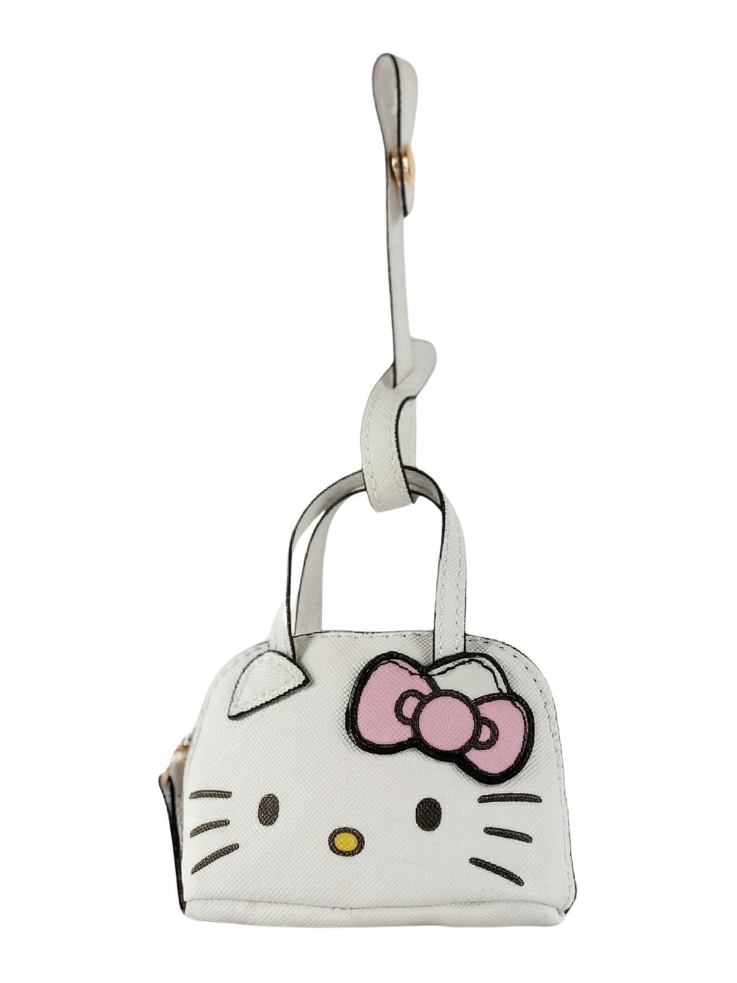 Hello Kitty Mini Bag Charm Coin Purse Tote Bag Accessory Keychain White