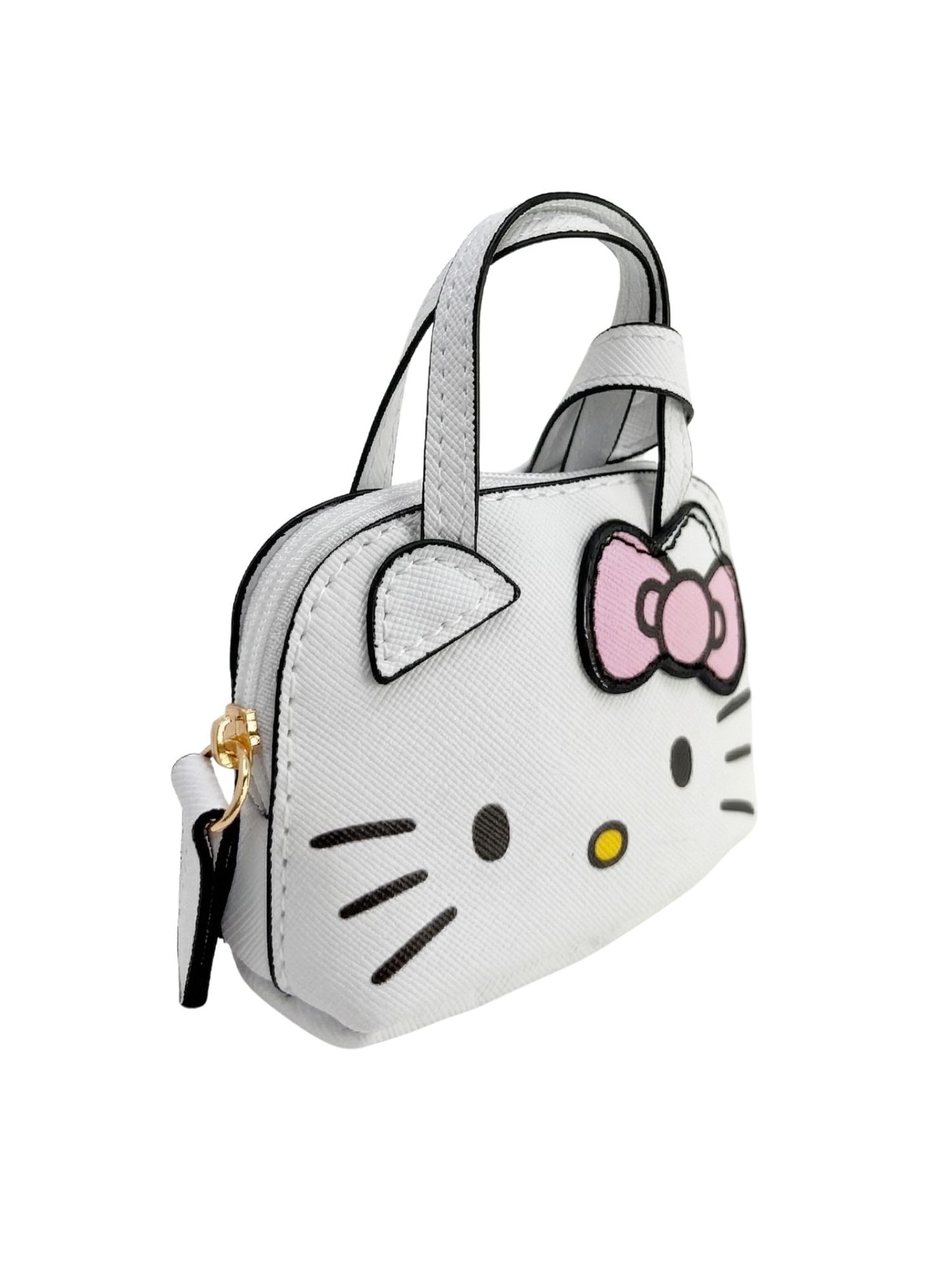 Hello Kitty Mini Bag Charm Coin Purse Tote Bag Accessory Keychain White