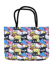 Hello Kitty Tote Bag Beach Carry-on Badtz-Maru Keroppi Chococat Women's Sanrio