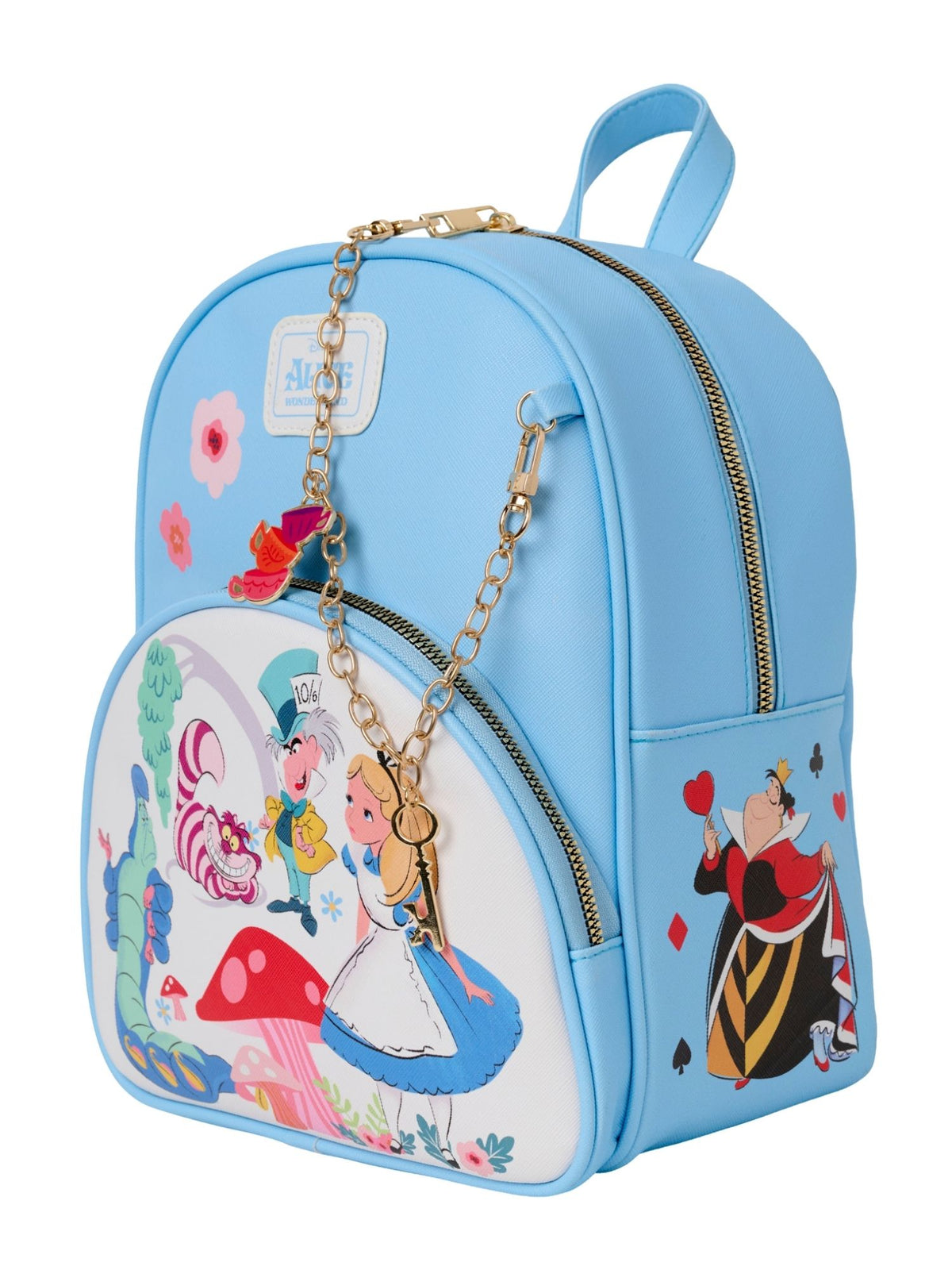Alice in Wonderland Mini Backpack & Cardholder Wallet 2-Piece Gift Set