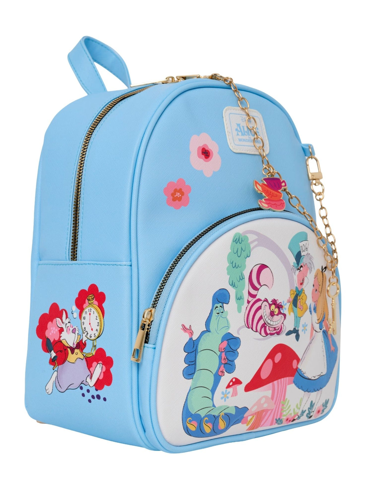 Alice in Wonderland Mini Backpack & Cheshire Cat Wallet 2-Piece Gift Set