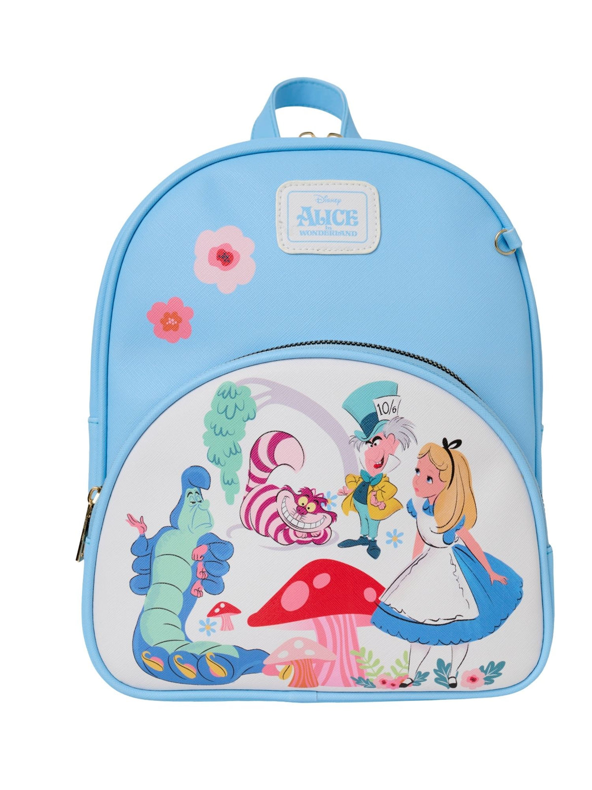 Alice in Wonderland Mini Backpack & Cheshire Cat Wallet 2-Piece Gift Set