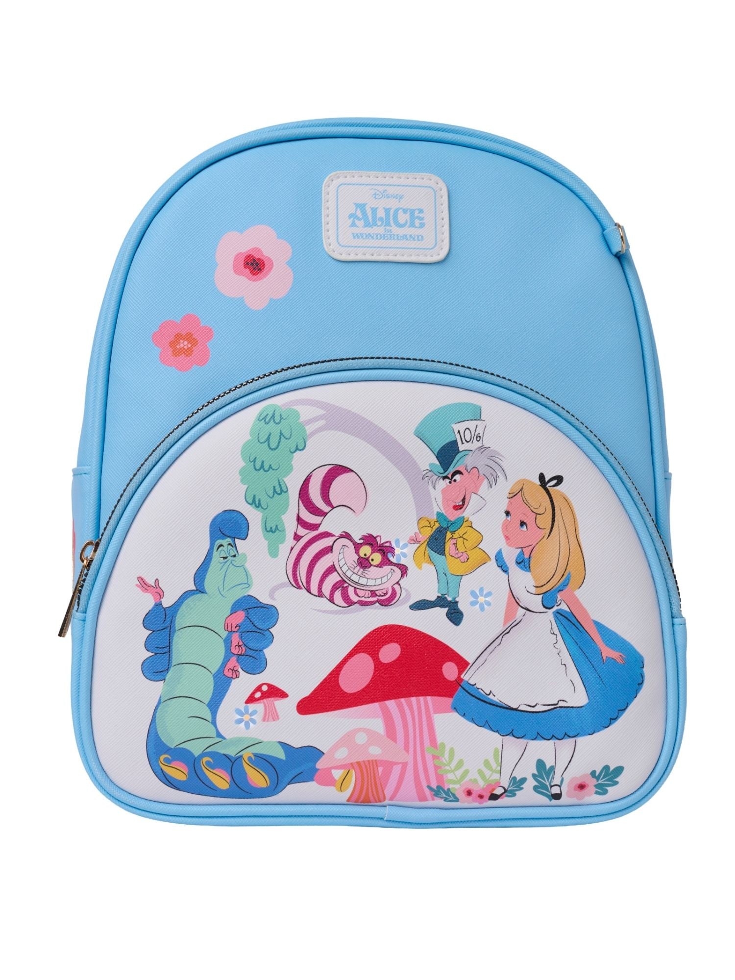 Alice in Wonderland Mini Backpack Disney Bag with Detachable Charm Cheshire Cat