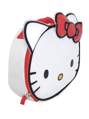 Hello Kitty Lunch Bag Insulated Girls White Sanrio Character Face Lunch Box