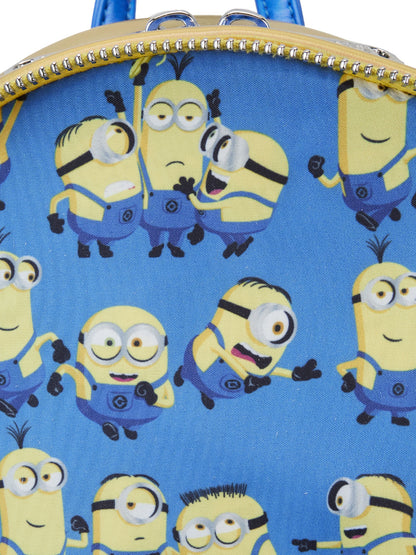 Loungefly x Despicable Me Iridescent Minion Bob Mini Backpack Handbag Cosplay