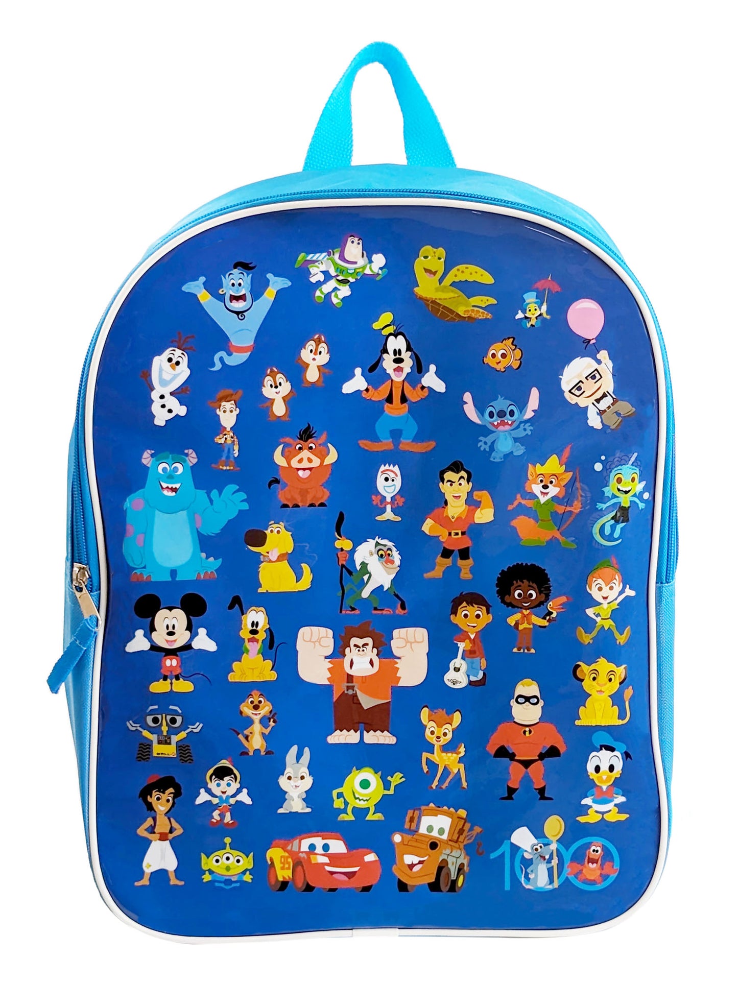 Disney 100 School Backpack 15" Blue Mickey D100 & Pencil Case Set Boys Blue