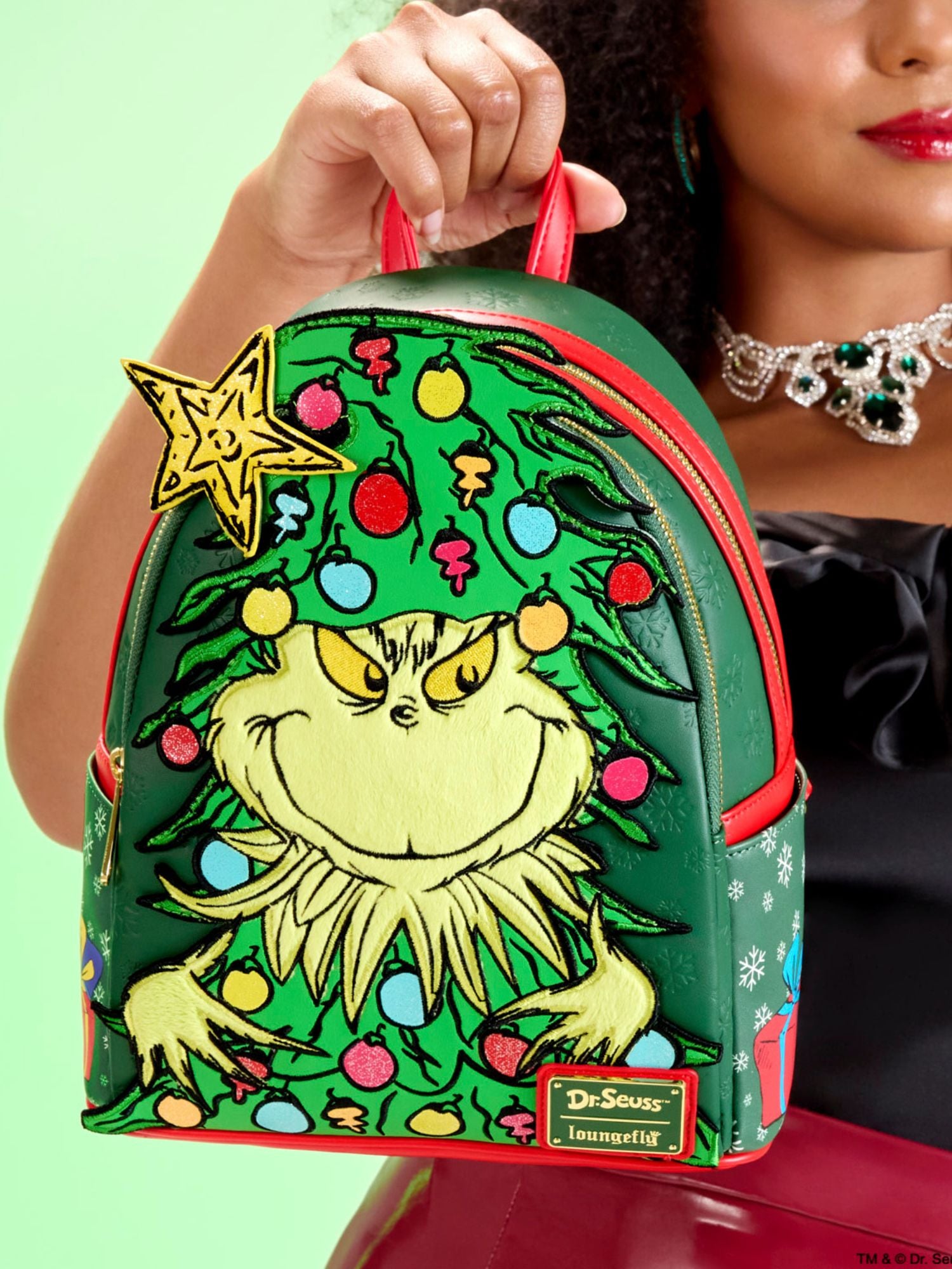 Loungefly x Dr. Seuss How the Grinch Stole Christmas! Tree Light Up Pl – Open and Clothing