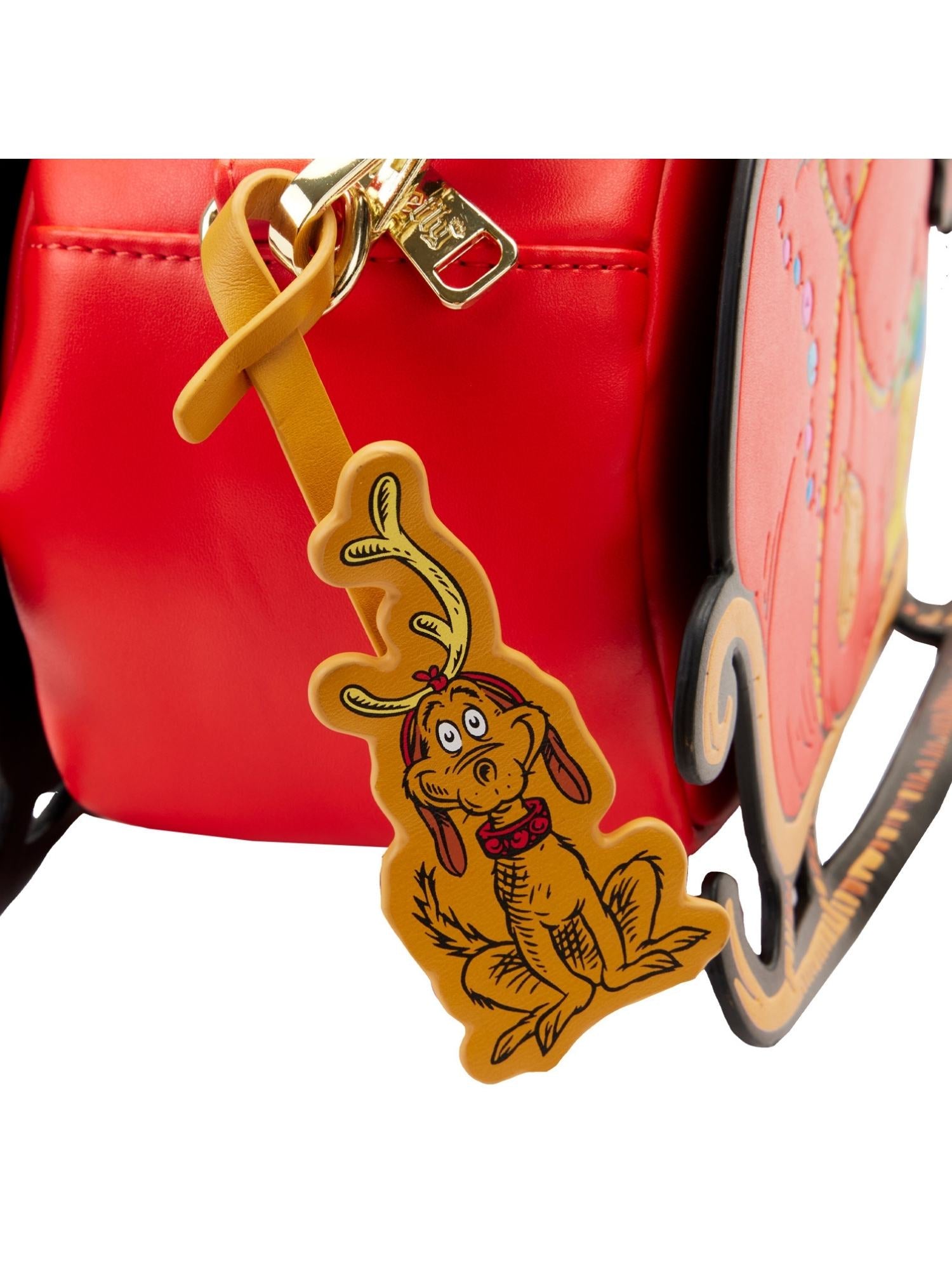 Loungefly x Dr Seuss The Grinch Sleigh Crossbody Bag Purse