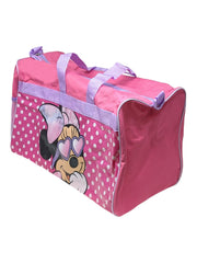 Girls Disney Minnie Mouse Duffel Bag Carry-On Overnight Polka Dots