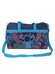 Stitch Duffel Bag 17" Detachable Shoulder Strap & Zipper Mesh Accessories Pouch