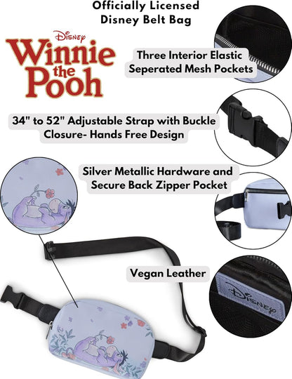Disney Winnie the Pooh Eeyore Belt Bag Crossbody Fanny Pack Waist Bag Women