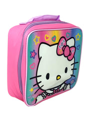 Hello Kitty Insulated Lunch Bag Girls Sanrio w/ 2-Piece Food Container Set