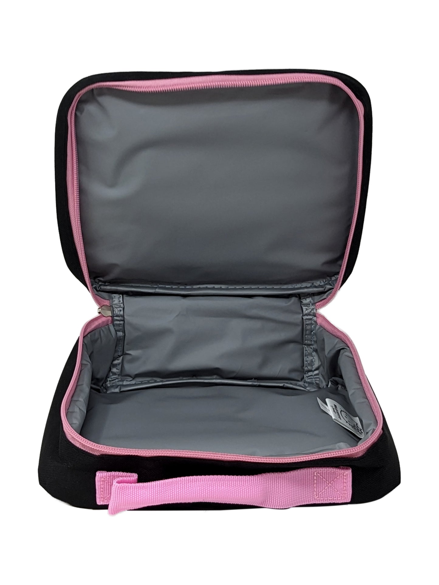 Hello Kitty Insulated Lunch Bag Cupcakes Hearts Pink Black