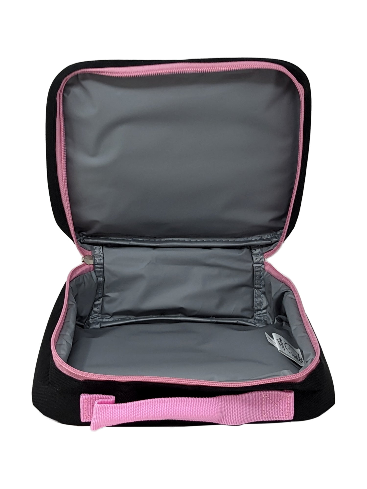 Hello Kitty Insulated Lunch Bag Cupcakes Hearts Pink Black