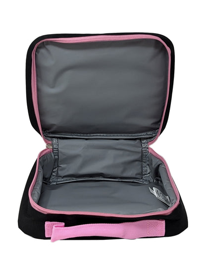 Hello Kitty Insulated Lunch Bag Cupcakes Hearts Pink Black