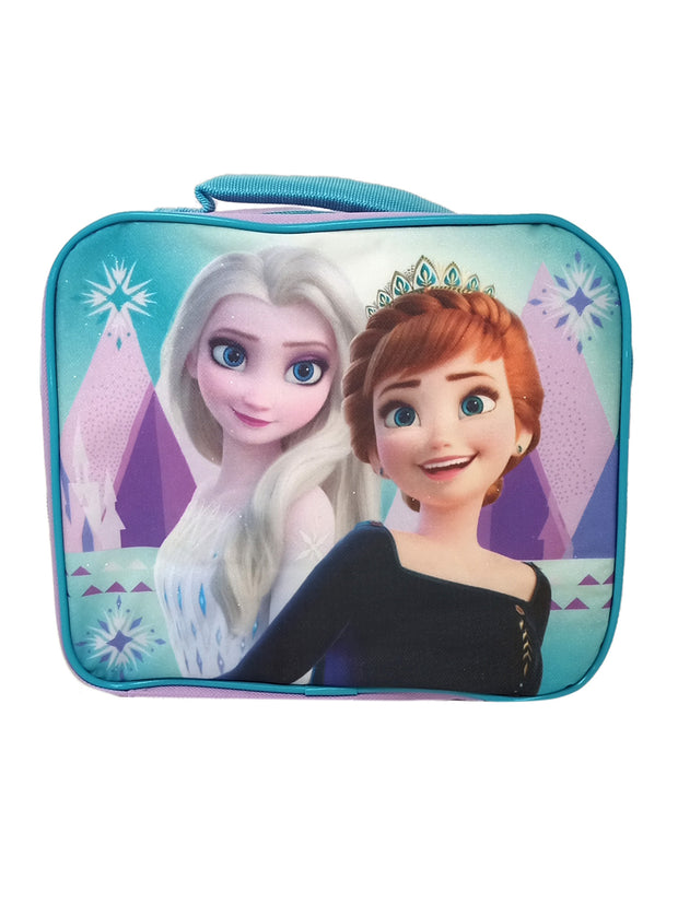 Frozen Lunch Bag Insulated Anna Elsa Disney Girls Princess Snowflakes