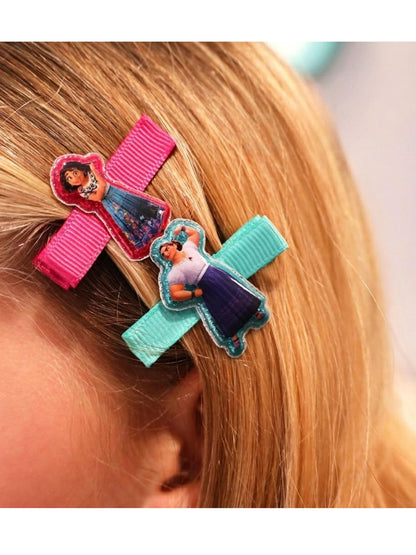 Girls Encanto Hair Accessories Set Hair Ties Clips Bows Maribel Isabella 10-Pcs