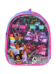Encanto Hair Accessory Mini Backpack (10-Pc) w/ Hair Brush Disney Mirabel Luisa