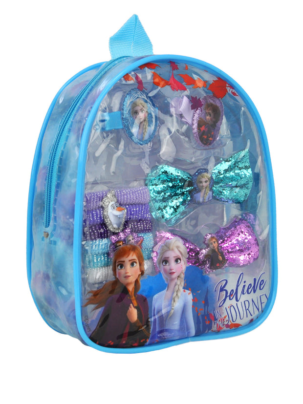 Frozen Anna Elsa Hair Accessory Mini Backpack Girls Disney (10-Pcs)