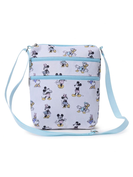 Disney Mickey Mouse Pastel Crossbody Bag Faux Leather Travel Mini Purse Women