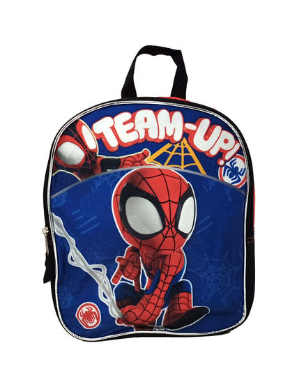 Spider-Man & Friends Mini Backpack 11" Marvel Miles Morales Spidey Team Up!